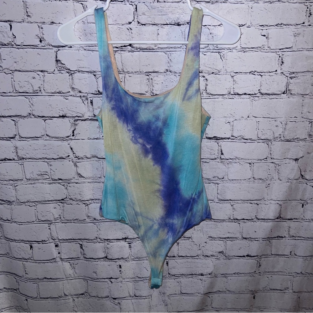 ASTR The Label Tie Dye Bodysuit Size Small